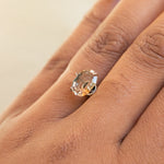 2.17CT PORTRAIT SAPPHIRE, SOFT PEACH WITH ORANGE GLOW INCLUSION, 9.75X7.45X2.73MM