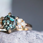 Diamond Cluster Side Stone - Setting