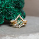 Petite Curved Tiara Diamond Band