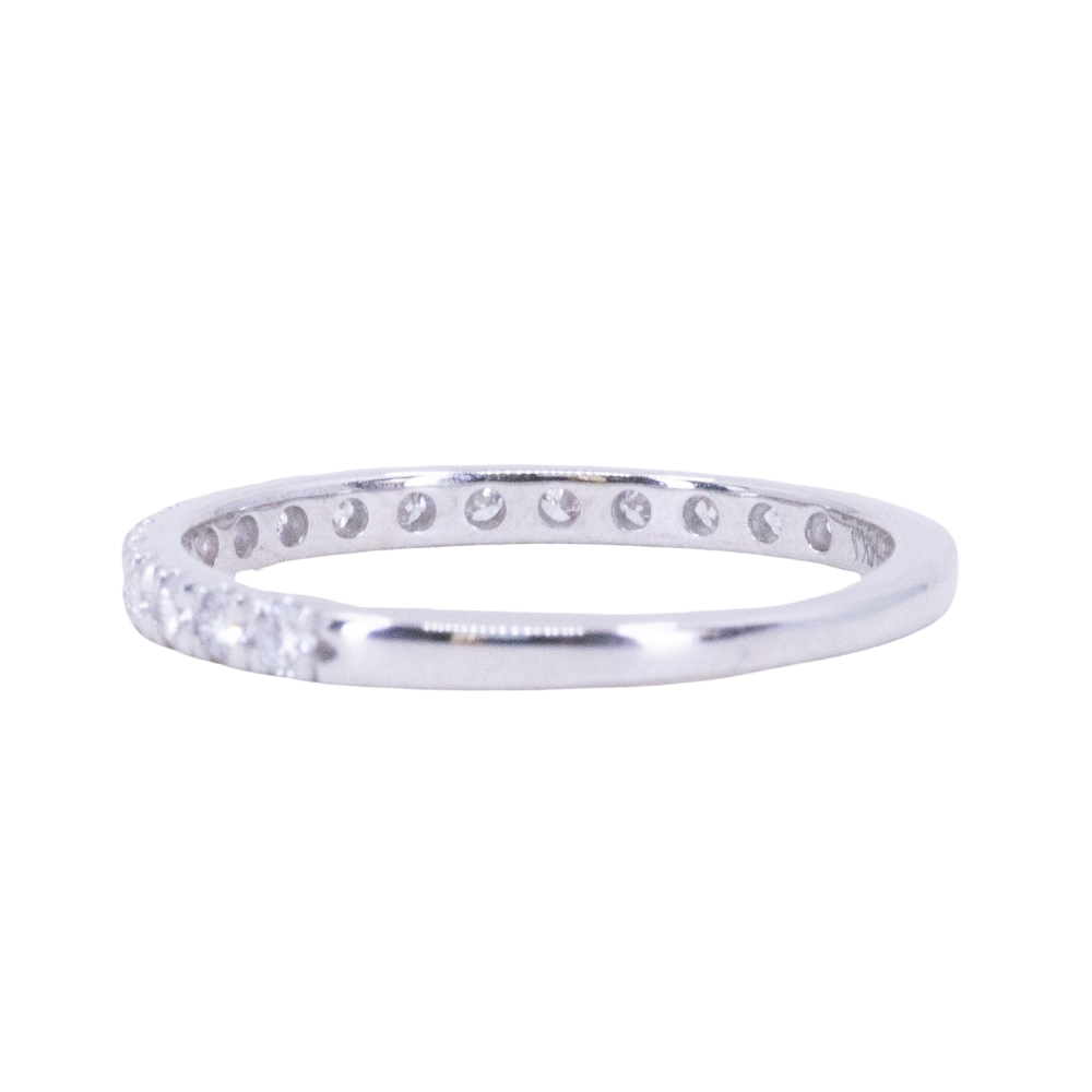 1.75mm French Set Straight Diamond Band