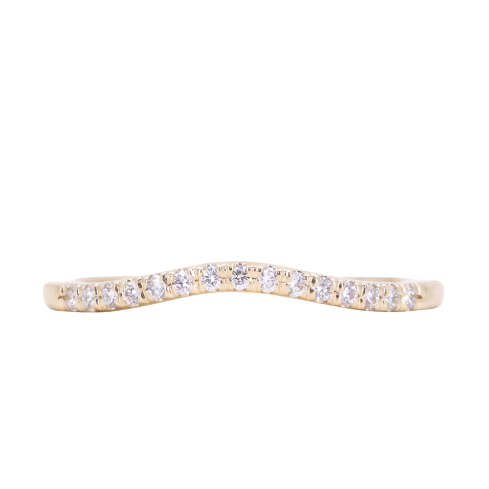 Mini Bend Diamond Contour Band