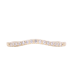 Mini Bend Diamond Contour Band