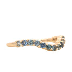 Gemstone Contour Band