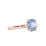 Alluvial 4-Prong Solitaire, Stackable - Setting