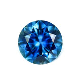 1.51CT ROUND PRECISION CUT MONTANA SAPPHIRE, BLUE, 6.9MM