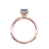 Alluvial 4-Prong Solitaire, Stackable - Setting