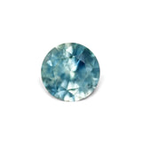 2.05CT ROUND PRECISION CUT MONTANA SAPPHIRE, LIGHT PARTI SKY BLUE, 7.6MM