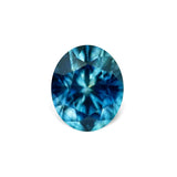 2.38CT OVAL PRECISION CUT MONTANA SAPPHIRE, MEDIUM TEAL BLUE, 8.3X6.9MM