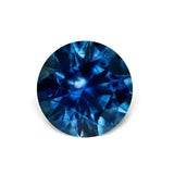 1.52CT ROUND PRECISION CUT MONTANA SAPPHIRE, DEEP OCEAN BLUE, 6.7MM