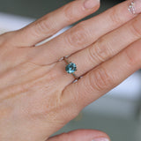 1.42CT PRECISION CUT OVAL MONTANA SAPPHIRE, OCEAN BLUE TEAL