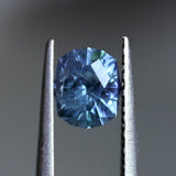 1.38CT PRECISION CUT OVAL MONTANA SAPPHIRE, OCEAN BLUE TEAL, 7.0X6.0X4.4MM