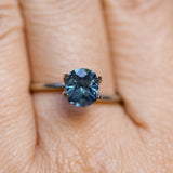 1.38CT PRECISION CUT OVAL MONTANA SAPPHIRE, OCEAN BLUE TEAL, 7.0X6.0X4.4MM