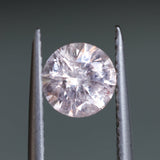 1.07CT ROUND MONTANA SAPPHIRE, CHERRY BLOSSOM PINK, UNTREATED, 6.17X3.88MM