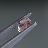 1.07CT ROUND MONTANA SAPPHIRE, CHERRY BLOSSOM PINK, UNTREATED, 6.17X3.88MM