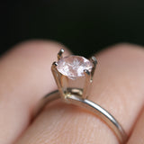 1.07CT ROUND MONTANA SAPPHIRE, CHERRY BLOSSOM PINK, UNTREATED, 6.17X3.88MM