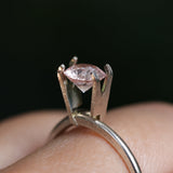 1.07CT ROUND MONTANA SAPPHIRE, CHERRY BLOSSOM PINK, UNTREATED, 6.17X3.88MM