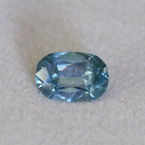 4.25CT ELONGATED CUSHION MONTANA SAPPHIRE, MEDIUM TEAL BLUE, UNTREATED, 11.87X8.18x5.12MM - APPRAISED STONE