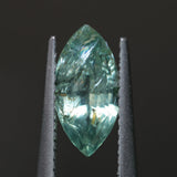 2.24CT MARQUISE MONTANA SAPPHIRE, SEAFOAM GREEN TEAL, 14.1X5.5MM