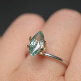 2.24CT MARQUISE MONTANA SAPPHIRE, SEAFOAM GREEN TEAL, 14.1X5.5MM