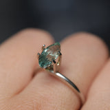 2.24CT MARQUISE MONTANA SAPPHIRE, SEAFOAM GREEN TEAL, 14.1X5.5MM