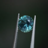 2.31CT ROUND BRILLIANT MONTANA SAPPHIRE, OCEAN BLUE, 7.83X5.05MM