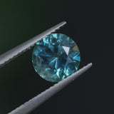 2.31CT ROUND BRILLIANT MONTANA SAPPHIRE, OCEAN BLUE, 7.83X5.05MM