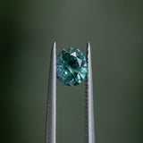 1.30CT PRECISION CUT OVAL MONTANA SAPPHIRE, CARIBBEAN TEAL, 6.8X5.6X4.2MM