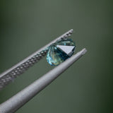 1.30CT PRECISION CUT OVAL MONTANA SAPPHIRE, CARIBBEAN TEAL, 6.8X5.6X4.2MM