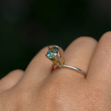 1.30CT PRECISION CUT OVAL MONTANA SAPPHIRE, CARIBBEAN TEAL, 6.8X5.6X4.2MM