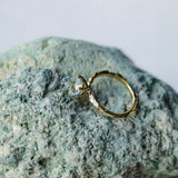 1.64ct Round "Hearts & Arrows" Cut Untreated Montana Sapphire 4 Prong Solitaire Evergreen Ring in 18k Yellow Gold