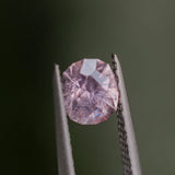 1.00CT PRECISION CUT OVAL MONTANA SAPPHIRE, FLORAL PINK AND PURPLE, 6.3X5.3X3.9MM, UNTREATED