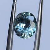 2.40CT OVAL MONTANA SAPPHIRE, DUSTY BLUE, UNTREATED, 9X7.8MM