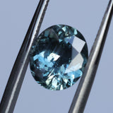 2.40CT OVAL MONTANA SAPPHIRE, DUSTY BLUE, UNTREATED, 9X7.8MM