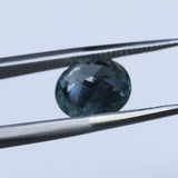 2.40CT OVAL MONTANA SAPPHIRE, DUSTY BLUE, UNTREATED, 9X7.8MM