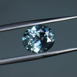 2.40CT OVAL MONTANA SAPPHIRE, DUSTY BLUE, UNTREATED, 9X7.8MM