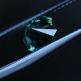 1.94CT SPECIAL RADIANT CUT MONTANA SAPPHIRE, DEEP TEAL BLUE GREEN, UNTREATED, 6.9X6.27X5.36MM