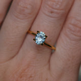 1.20CT MONTANA OVAL BRILLIANT PRECISION CUT SAPPHIRE, POWDER BLUE, UNTREATED, 7.08X5.50X4.10MM