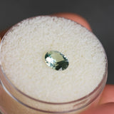 0.98CT OVAL PRECISION BRILLIANT MONTANA SAPPHIRE, AQUA TEAL BLUE GREEN, UNTREATED, 6.8X5.58X3.60MM