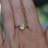 1.75CT PRECISION CUT OVAL MONTANA SAPPHIRE, EARTHY COPPER YELLOW TEAL, 7.8X6.3X4.7MM