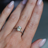 1.51CT RADIANT CUT MONTANA SAPPHIRE, ETHERIAL PARTI BLUE GOLD, 7.4X5.5X4.5MM