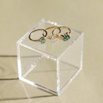 1.20ct Oval Brilliant Teal Montana Sapphire and Princess Cut Diamond Rapids Low Profile Ring in 14k Yellow Gold