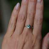 1.24CT PRECISON CUT OVAL MONTANA SAPPHIRE, EARTHY CARIBBEAN TEAL, 6.6X5.4X4.2MM