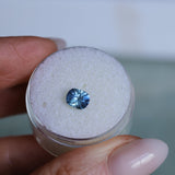 1.00CT PRECISON CUT OVAL CUSHION MONTANA SAPPHIRE, PARTI BRIGHT CORNFLOWER BLUE, 6.2X5.2X3.9MM