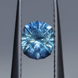 1.00CT PRECISON CUT OVAL CUSHION MONTANA SAPPHIRE, PARTI BRIGHT CORNFLOWER BLUE, 6.2X5.2X3.9MM