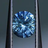 1.00CT PRECISON CUT OVAL CUSHION MONTANA SAPPHIRE, PARTI BRIGHT CORNFLOWER BLUE, 6.2X5.2X3.9MM