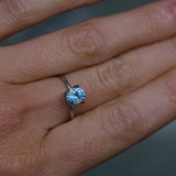 1.00CT PRECISON CUT OVAL CUSHION MONTANA SAPPHIRE, PARTI BRIGHT CORNFLOWER BLUE, 6.2X5.2X3.9MM