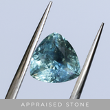 2.31CT TRILLION MONTANA SAPPHIRE, SOFT BLUE, 8.4MM - APPRAISED STONE
