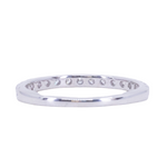 1.75mm French Set Straight Diamond Band