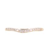 Mini Bend Diamond Contour Band