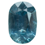 4.25CT ELONGATED CUSHION MONTANA SAPPHIRE, MEDIUM TEAL BLUE, 8.18x11.9MM